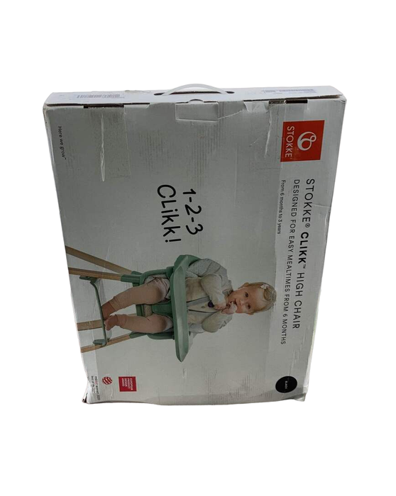Shop Stokke Clikk High Chair, Black Natural at Goodbuygears