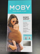 used Moby Wrap Evolution Baby Carrier, Caramel