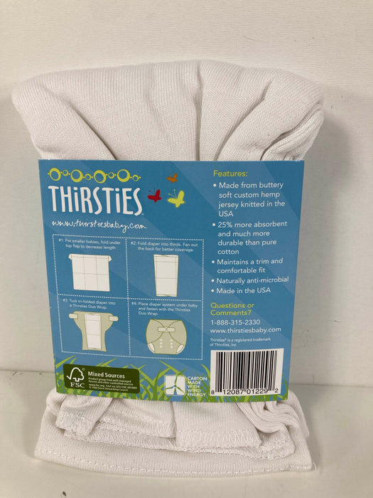Shop Thirsties Duo Hemp Prefold, Size One (6-18 lbs) at Goodbuygears