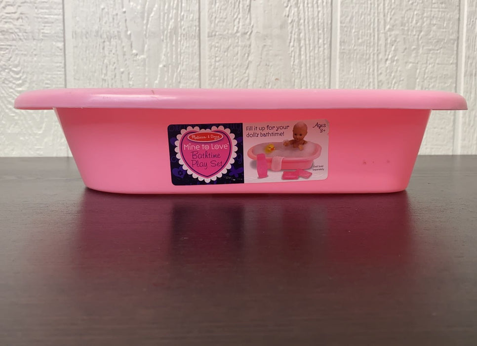 secondhand Melissa & Doug Baby Doll Bathtub