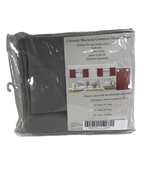 secondhand Ricardo Trading Ultimate Grommet Shorty Blackout Panel Curtain, 56"x54", Grey