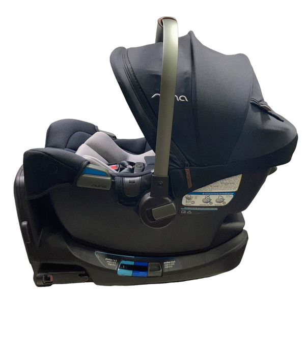 Shop Nuna PIPA rx Infant Car Seat with RELX Base, 2023, Caviar at Goodbuygears