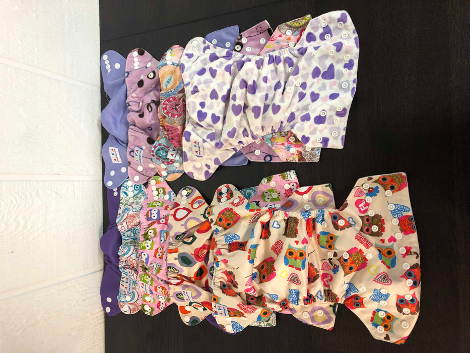 secondhand BUNDLE Cloth Diapers, One Size Pocket