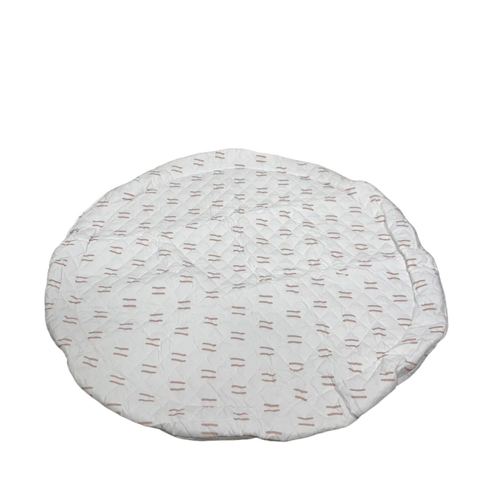 Shop Poppyseed Play Extra Padded Round Play Mat, Neutral Lines at Goodbuygears