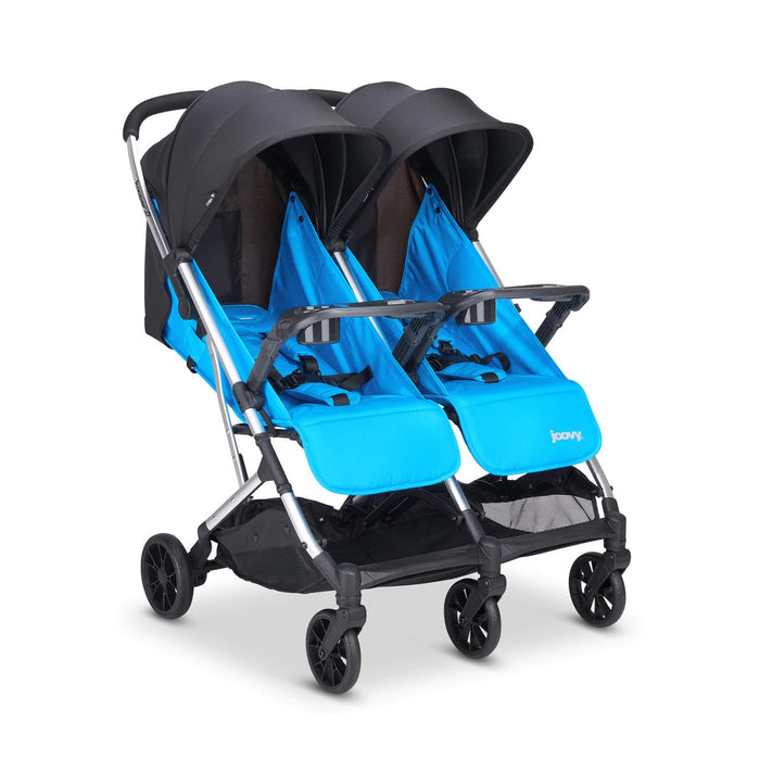 Shop Joovy Kooper X2 Double Stroller, 2021, Glacier Blue at Goodbuygears