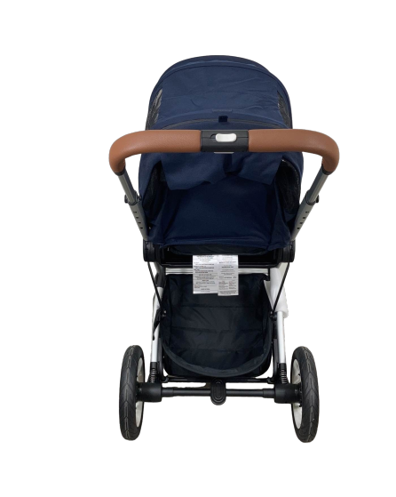Shop Cybex Talos S Lux Stroller, 2020, Ocean Blue (Silver Frame) at Goodbuygears