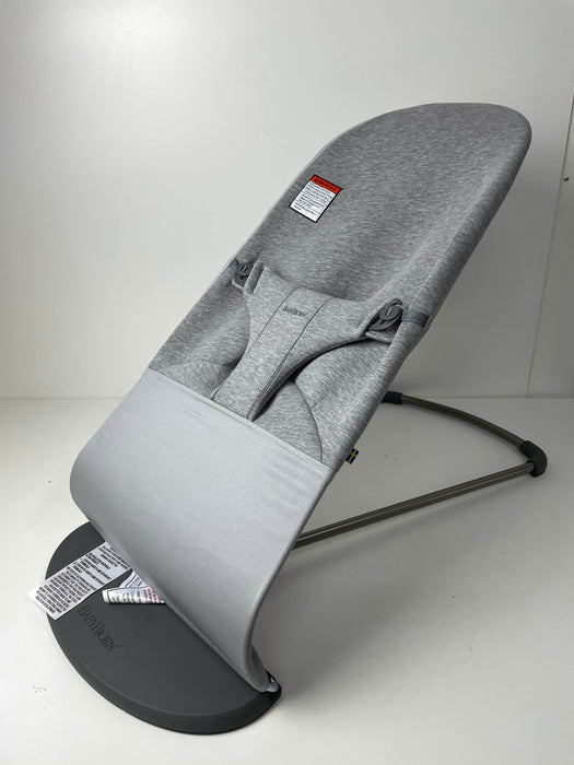 Shop BabyBjorn Bouncer Bliss, Light Grey, 3D Jersey at Goodbuygears