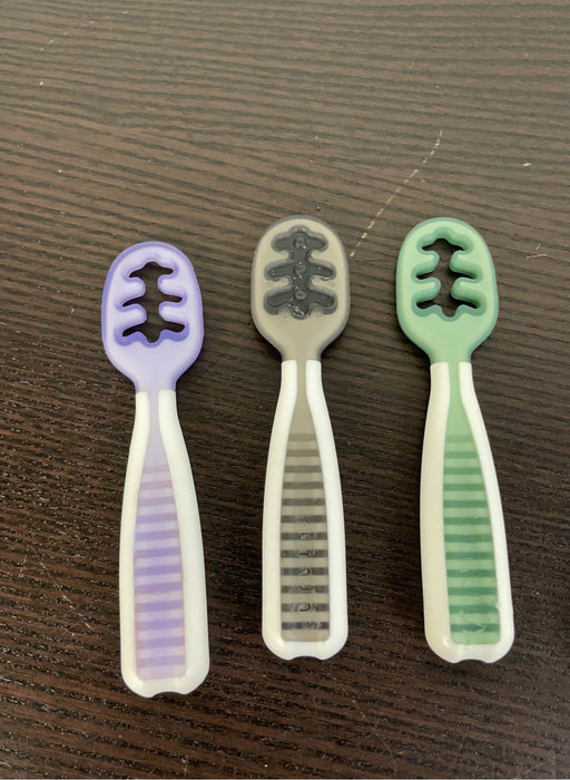 secondhand BUNDLE Feeding Accessories, NumNum Pre-Spoon GOOtensils Dual-Stage Utensils