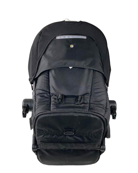 Shop Mockingbird 2nd Seat Kit with Extendable Canopy, 2021, Black, Windowpane, Silver with Penny Leather at Goodbuygears