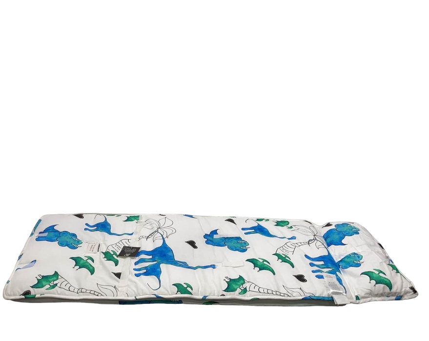 Shop JumpOff Jo Little Jo's Extra Long Nap Mat with Weighted Blanket, Tiny Dino Blue at Goodbuygears