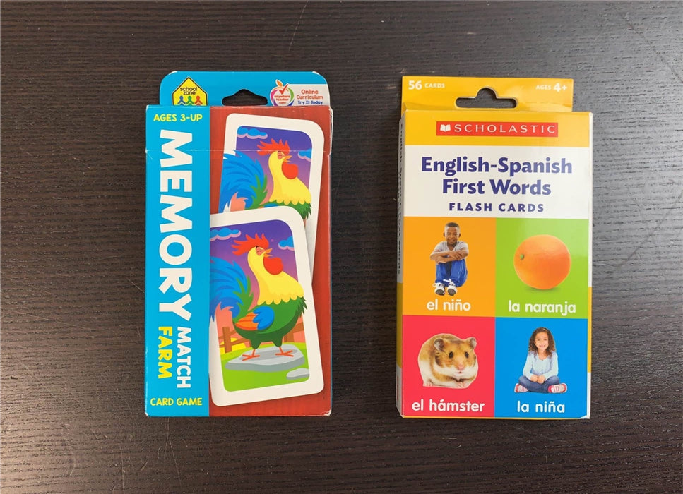 used BUNDLE Flash Cards, & Matching Game