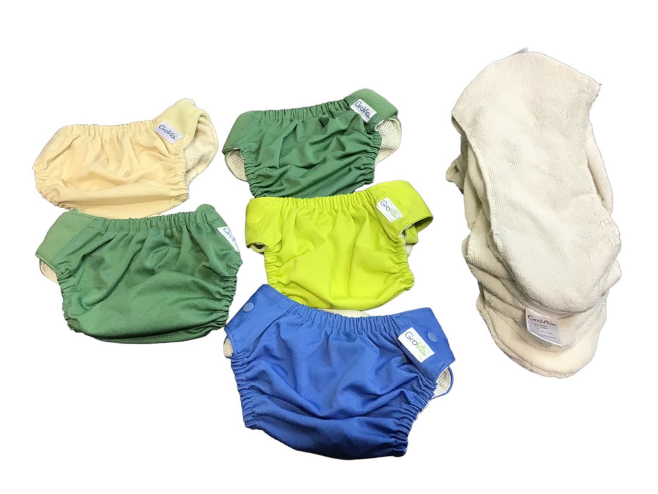 used BUNDLE GroVia Cloth Diapers
