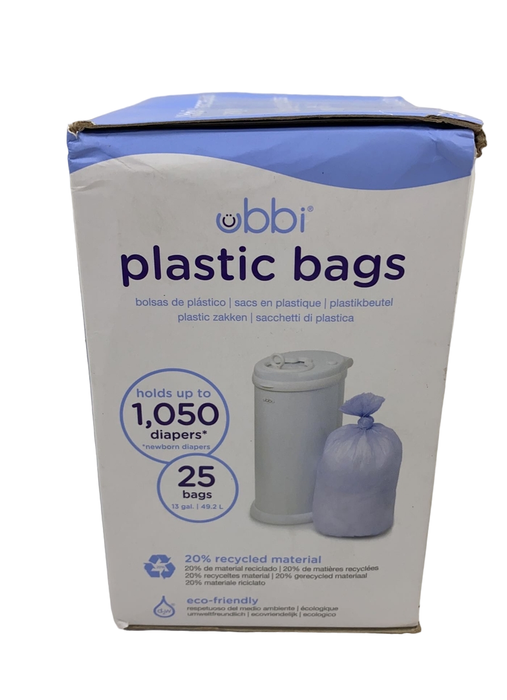 Shop Ubbi Plastic Diaper Pail Bags, 25 Count at Goodbuygears