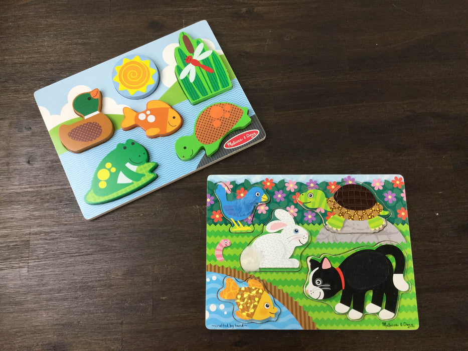 used Melissa & Doug Puzzle Bundle