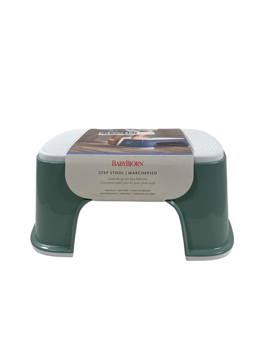 Shop BabyBjorn Step Stool, Deep Green/White at Goodbuygears