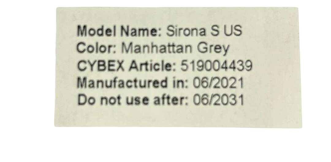 Shop Cybex Sirona S With SensorSafe Convertible Car Seat, 2021, Manhattan Grey at Goodbuygears