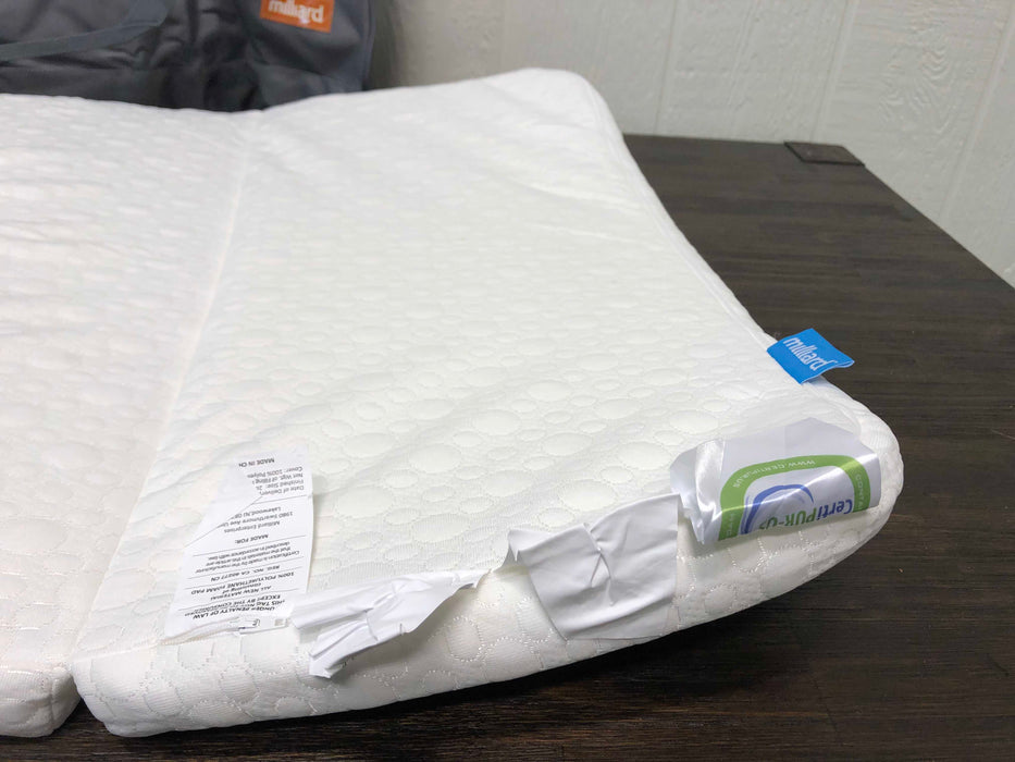 secondhand Milliard Tri Fold Playard Mattress