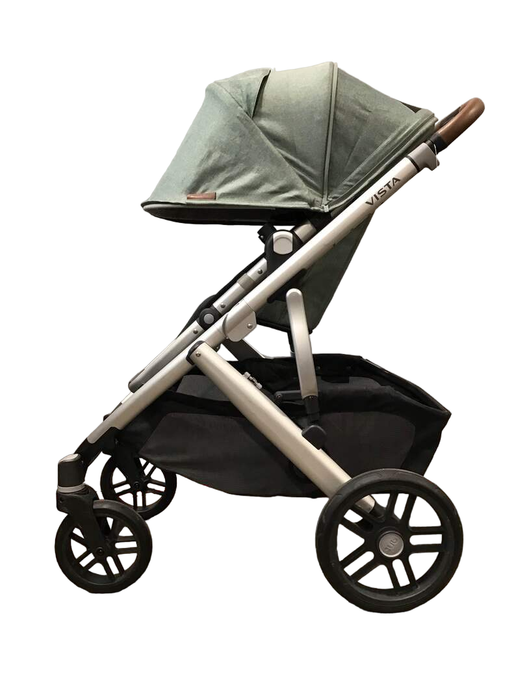 Shop UPPAbaby VISTA V2 Stroller, 2020, Emmett (Green Melange) at Goodbuygears