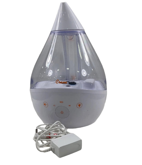 Shop Crane 4-in-1 Drop Ultrasonic Cool Mist Humidifier, Clear & White at Goodbuygears