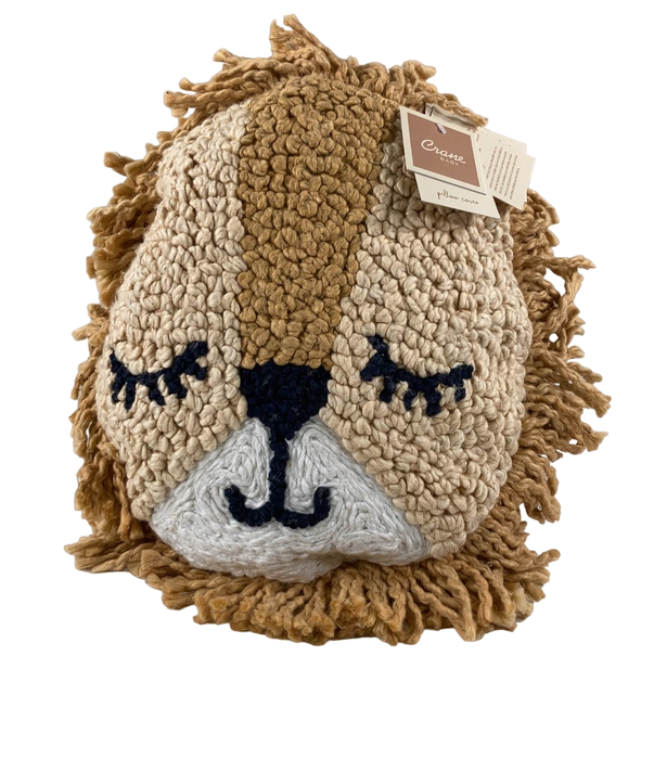 Shop Crane Baby Embroidered Round Pillow, Lion at Goodbuygears
