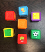 secondhand Fisher Price Laugh & Learn First Words Shape Blocks