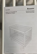 secondhand Babyletto Hudson 3-in-1 Convertible Crib, 2021 Grey & White