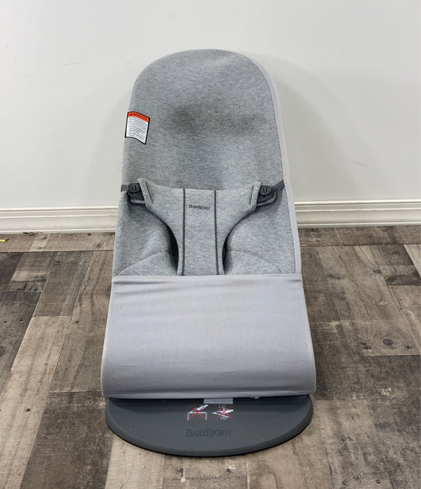 Shop BabyBjorn Bouncer Bliss, Light Grey, 3D Jersey at Goodbuygears