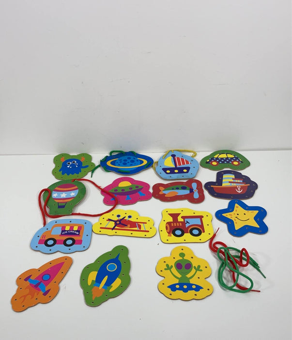used Horizon Group USA Wooden Lacing Shapes