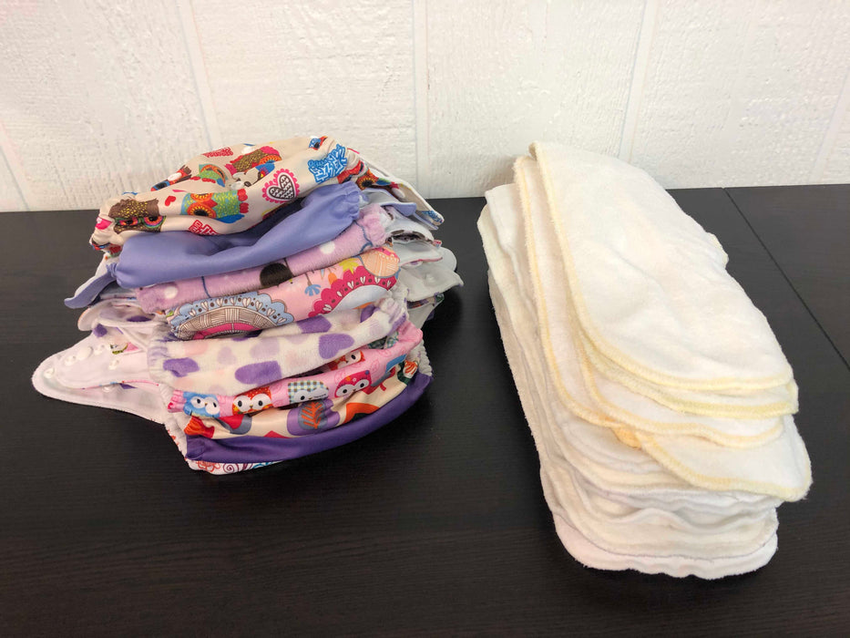 BUNDLE Cloth Diapers, One Size Pocket