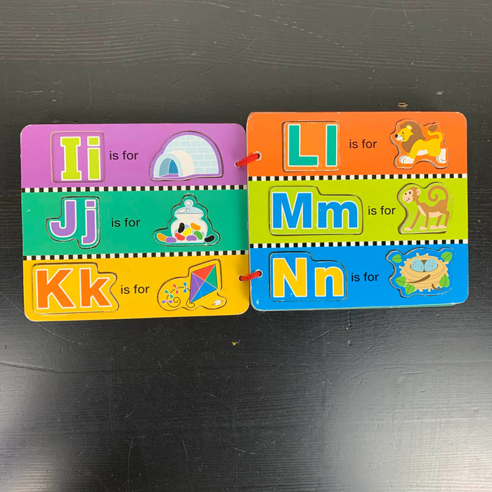 secondhand Melissa & Doug Alphabet Puzzle Book