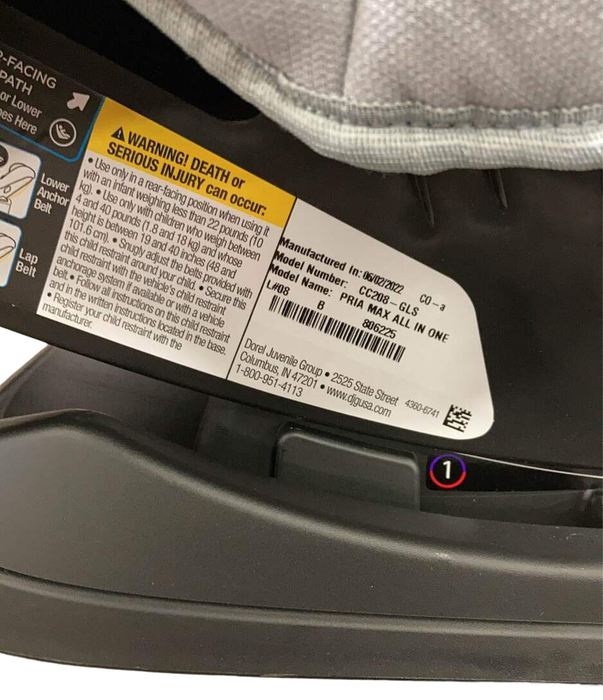Shop Maxi-Cosi Pria Max All-in-One Convertible Car Seat, 2022, Network Grey at Goodbuygears