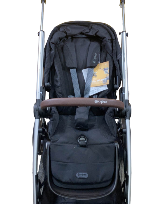 Shop Cybex Gazelle S Modular Stroller, Silver Frame, Moon Black, 2023 at Goodbuygears
