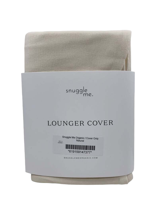 Shop Snuggle Me Organic Cover for Sensory Infant Lounger, Natural at Goodbuygears