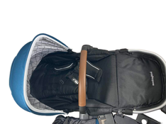 Shop Mockingbird 2nd Seat Kit with Extendable Canopy, 2023, Sea, Windowpane, Silver with Penny Leather at Goodbuygears