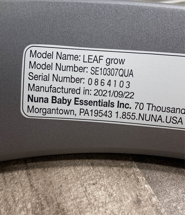 Shop Nuna LEAF Grow Seat, Quartz at Goodbuygears