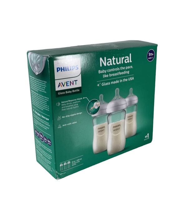 Shop Philips Avent Natural Glass Baby Bottles, 8oz, 3 Pack at Goodbuygears