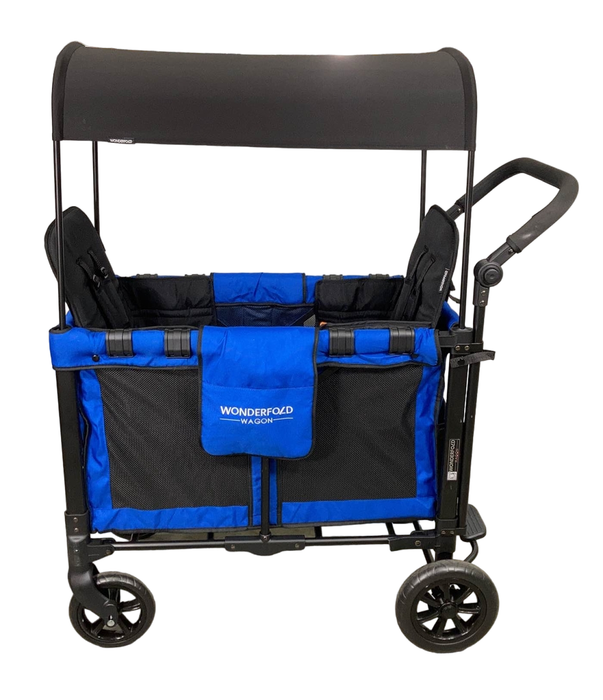 Shop Wonderfold W2 Original Multifunctional Double Stroller Wagon, 2021, Blue at Goodbuygears