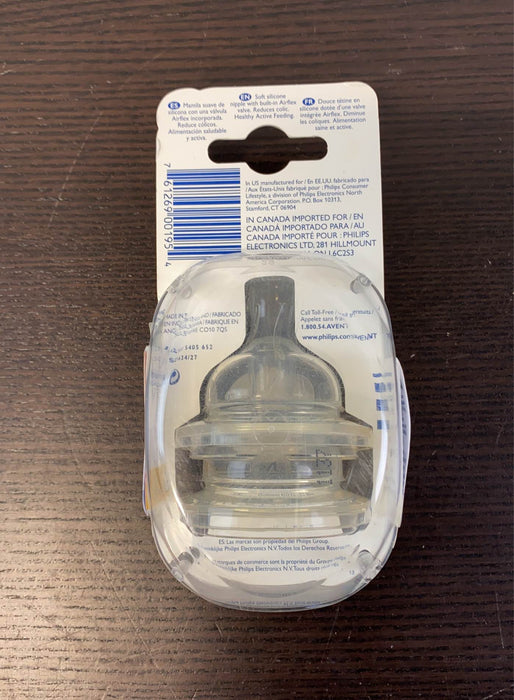 secondhand Philips Avent Air flex Fast Flow Silicone Nipples