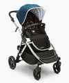 Shop Mockingbird Single Stroller, 2020, Sea, Watercolor Drops, Silver With Penny Leather at Goodbuygears