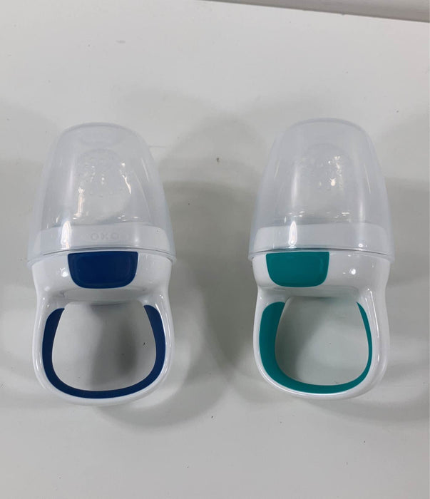 used OXO Tot Silicone Self-Feeder, Set of 2