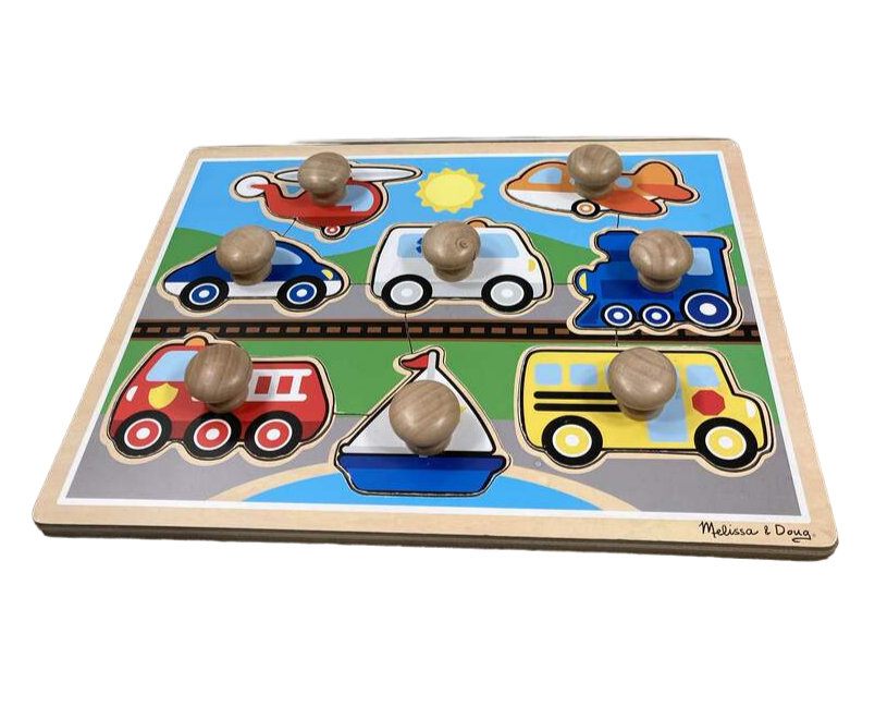 used Melissa & Doug Jumbo Knob Puzzle