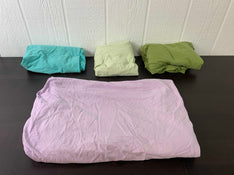 used BUNDLE Fitted Crib Sheets