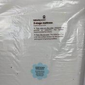 secondhand Naturepedic Classic 150 Seamless 2-stage Organic Baby & Toddler Mattress