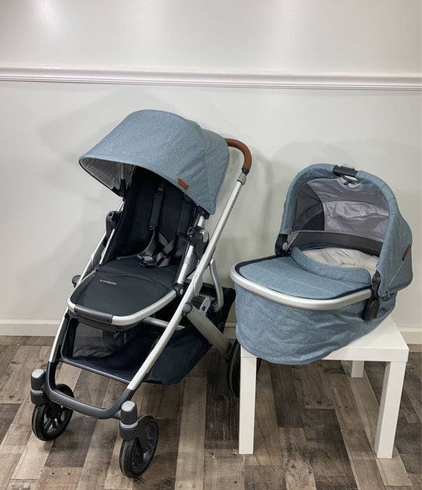 Shop UPPAbaby VISTA V2 Stroller, 2020, Gregory (Blue Melange) at Goodbuygears