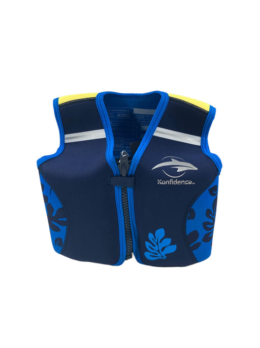 Shop Konfidence Original Swim Jacket, Medium (3-5 years), Blue Palm Maui at Goodbuygears