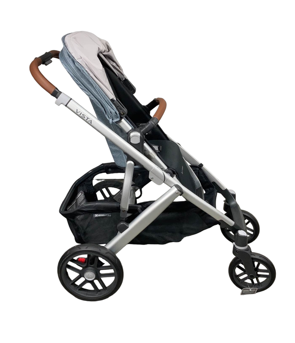 Shop UPPAbaby VISTA V2 Stroller, 2023, Gregory (Blue Melange) at Goodbuygears