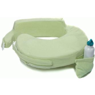 used My Brest Friend Deluxe Nursing Pillow, light green
