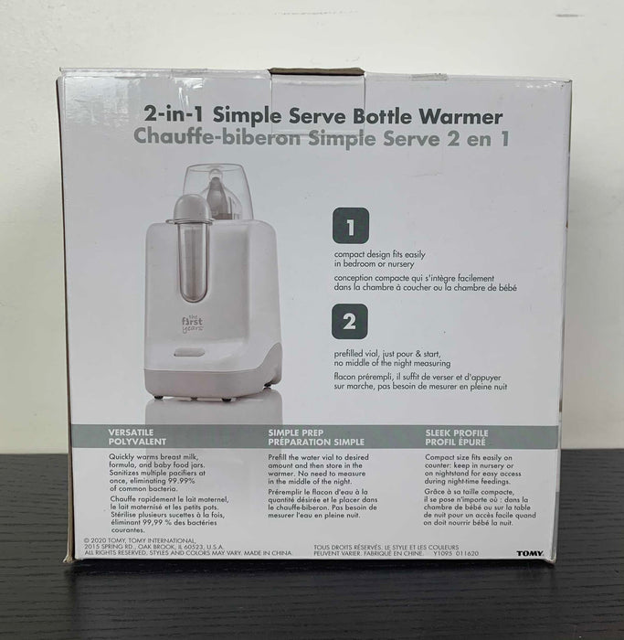 secondhand The First Years 2 In 1 Simple Serve Bottle Warmer