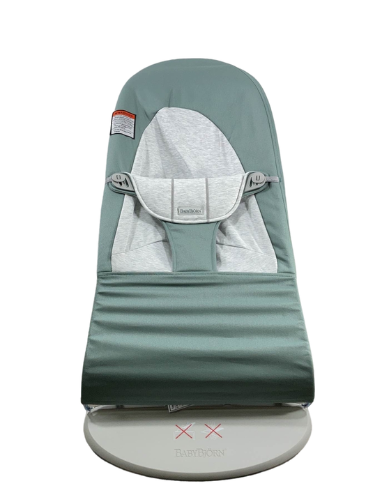 Shop BabyBjorn Bouncer Balance, Light Gray Frame, Light Sage/Gray at Goodbuygears