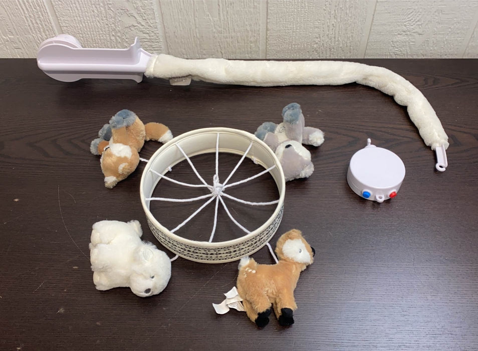 secondhand Levtex Baby Musical Mobile, Woodland animals